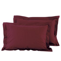 DAS HOME 1014 Ζεύγος Μαξιλαροθήκες 50x70cm BORDEAUX