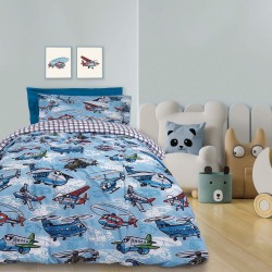 DAS HOME 4829 Σετ Σεντόνια Μονά KID 170x240cm