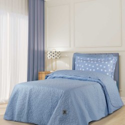 GREENWICH POLO CLUB 3413 Κουβερλί Μονό 160x220 Γαλάζιο