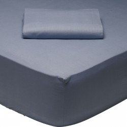 DAS HOME 1006 Σεντόνι Υπέρδιπλο με λάστιχο 170×200 DARK BLUE