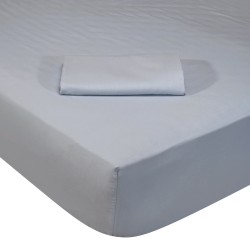 DAS HOME 1018 Σεντόνι Υπέρδιπλο με λάστιχο 170×200 LIGHT GREY