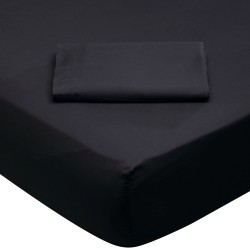 DAS HOME 1015 Σεντόνι Υπέρδιπλο με λάστιχο 170×200 BLACK