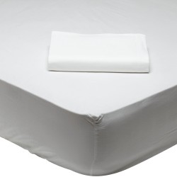DAS HOME 1001 Σεντόνι Μονό με λάστιχο 100×200 ΛΕΥΚΟ